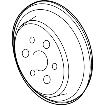 Chevy 90537298 Pulley