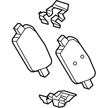 2021 Cadillac XT5 Brake Pad - 84794110