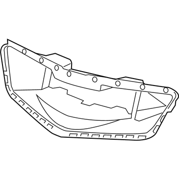 Cadillac 84019333 Upper Grille Baffle