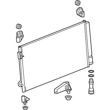 GMC Sierra 3500 HD A/C Condenser - 85145962