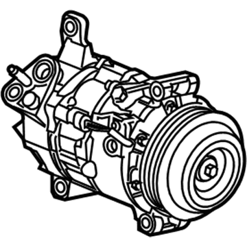 2017 Chevy Suburban 3500 HD A/C Compressor - 84730848