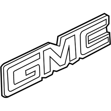 GMC 84674406 Nameplate