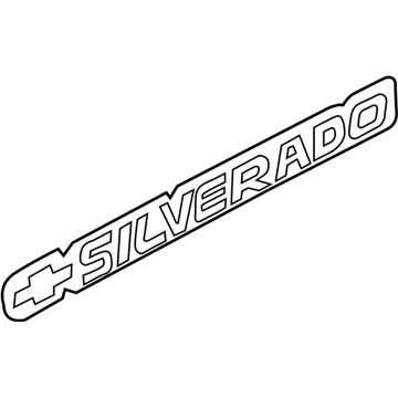 GM 15114063 Plate Assembly, End Gate Name