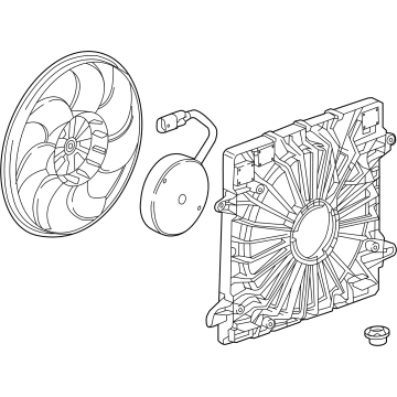 Cadillac 86824309 Fan Assembly