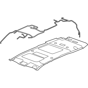 GM 25918312 Panel Assembly, Headlining Trim *Light Ttnum