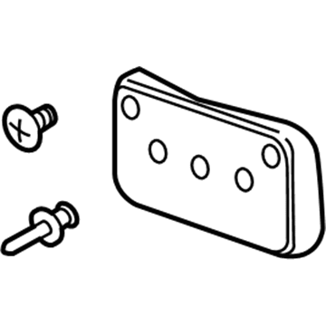 Chevy 22812521 License Bracket