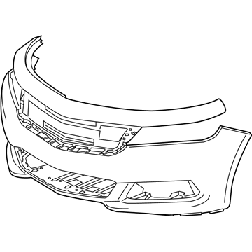 2020 Chevy Impala Bumper - 22990036