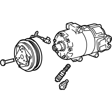 2006 Pontiac Vibe A/C Compressor - 88974336