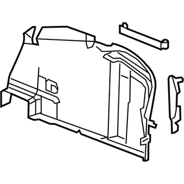 GM 13271716 Panel,Rear Compartment Side Trim