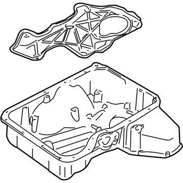 2002 Chevy Tracker Oil Pan - 91177730