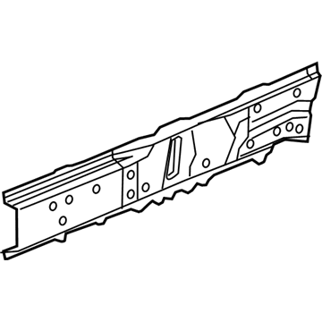 GM 23283897 Rail, Front Compartment Outer Side