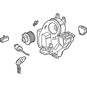 Pontiac 10442771 A/C & Heater Assembly