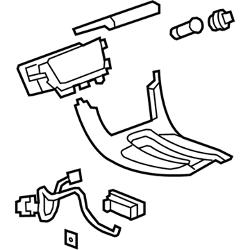 GM 20894176 Plate,Front Floor Console Accessory Trim