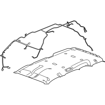 GM 22866260 Panel Assembly, Headlining Trim *Cashmere