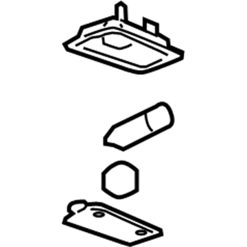 Cadillac 15940146 Dome Lamp Assembly