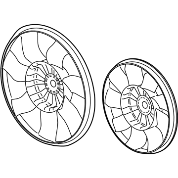 2009 Chevy Malibu A/C Condenser Fan - 20757668