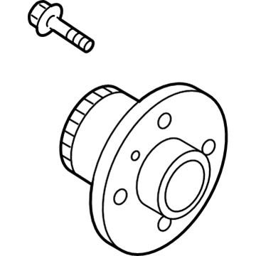 2011 Chevy Aveo5 Wheel Hub - 95903587