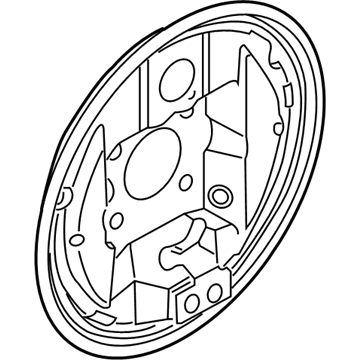 GM 96574702 Plate Asm,Rear Brake Backing