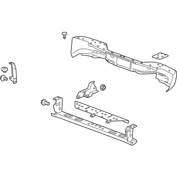 Cadillac 25871613 Rear Bumper