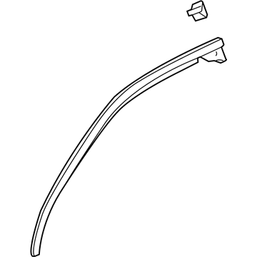 GM 23193176 Molding Assembly, Front Side Door Window Upper Reveal