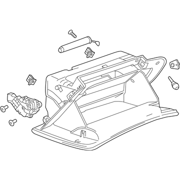 Cadillac 23315153 Glove Box Assembly