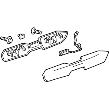 GM 23339223 Applique Assembly, Rear Closure Fixed Handle