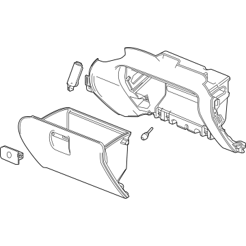 GM 84428266 Compartment Assembly, I/P *Atmosphere