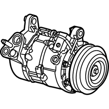 2016 Chevy Silverado 1500 A/C Compressor - 86798574