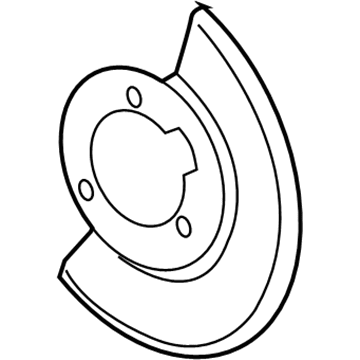 GM 25907222 Shield,Front Brake