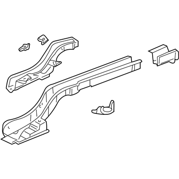 Cadillac 20849329 Rear Rail