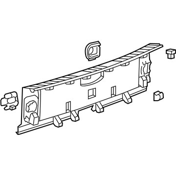 Chevy 22862635 Rear Sill Plate