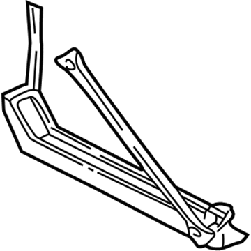 GM 15097837 Support, Front End Sheet Metal *Marked Print