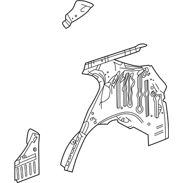 Chevy 84500364 Wheelhouse Assembly