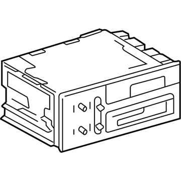 GM 15768842 Radio Assembly, Amplitude Modulation/Frequency Modulation Stereo & Clock *Marked Print