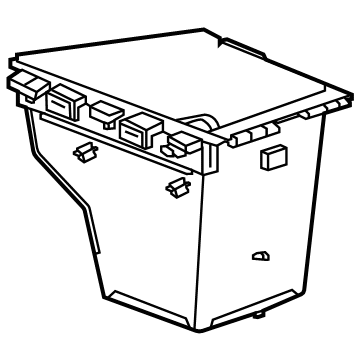 GM 86826717 COMPARTMENT ASM-F/FLR CNSL *BRIGHT LUSTEK