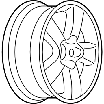 Chevy 9594344 Wheel, Alloy