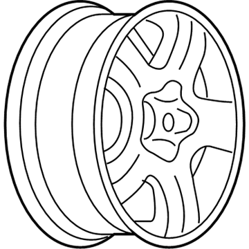 Chevy 9594226 Wheel, Alloy