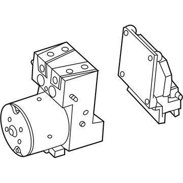 Saturn LW1 ABS Control Module - 21019063