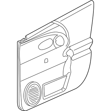 Saturn 25795127 Door Trim Panel