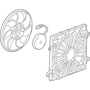 GMC Acadia Fan Blade - 85159687