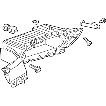 Chevy 23455383 Glove Box Frame