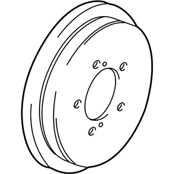 Chevy Tracker Brake Drum - 30024672