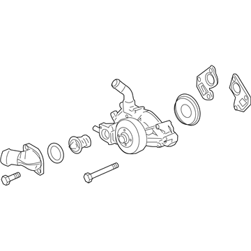 Chevy 89018166 Water Pump