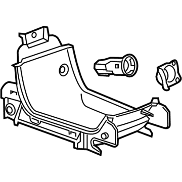 GM 84138039 Tray Assembly, Front Floor Console Stowage *Dark Titanium