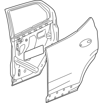 GM 42745150 Door Assembly, Rear Si