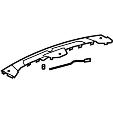 Cadillac 25934790 Defroster Grille