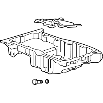 Saturn 19256218 Oil Pan