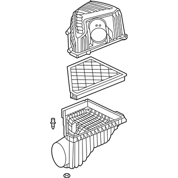 Chevy 85133682 Air Cleaner Assembly