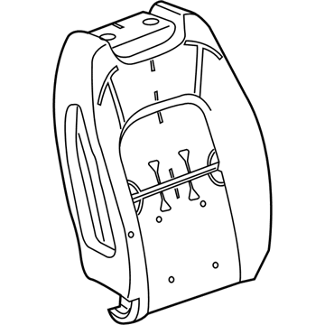 GM 23360167 Pad Assembly, Front Seat Back