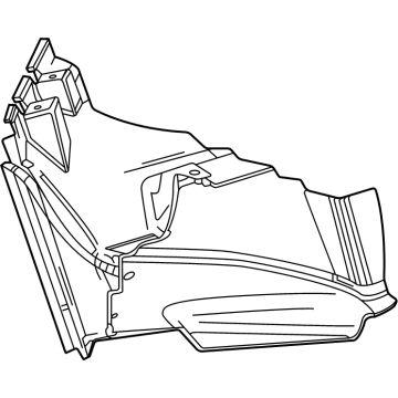 Cadillac 84105438 Front Duct